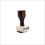 3/4&quot; Height Rubber Hand Stamps