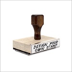 2 1/2&quot; Height Rubber Hand Stamps