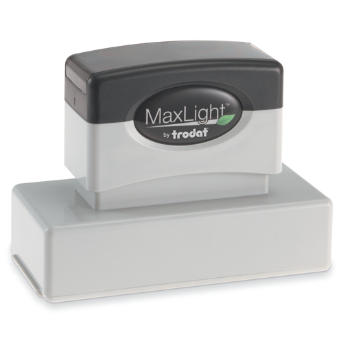 New York Notary Maxlight XL2-185 Pre-Inked Stamp, Rectangular