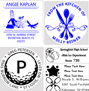 Designer Monogram Stamps and Seals Layouts